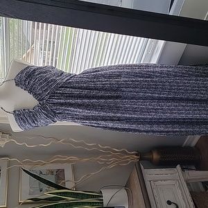 Navy / white summer dress NWOT